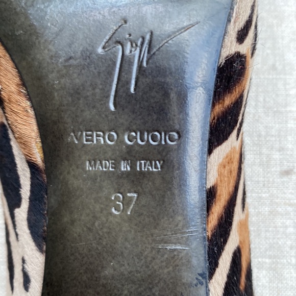 Giuseppe Zanotti animal print heels - Picture 6 of 7